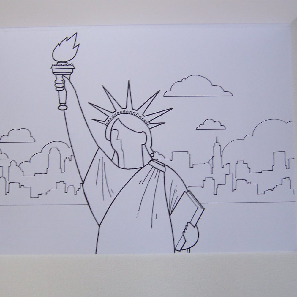NEW YORK CITY Coloring Book - Picture 2 of 6